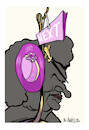Cartoon: Queen Elizabeth (small) by vasilis dagres tagged queen,elizabeth
