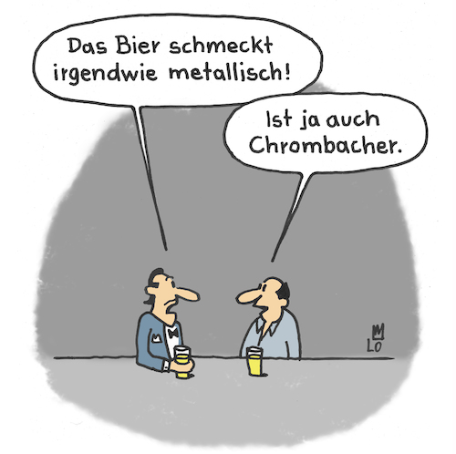 Cartoon: Biertrinker (medium) by Lo Graf von Blickensdorf tagged cartoon,bier,kneipe,freunde,männer,trinker,geschmack,krombacher,stammkneipe,karikatur,mann,gastwirtschaft,lokal,pils,umwelt,paar,lebensmittel,konsum,wirtschaft,hopfen,malz,chrom,metall,cartoon,bier,kneipe,freunde,männer,trinker,geschmack,krombacher,stammkneipe,karikatur,mann,gastwirtschaft,lokal,pils,umwelt,paar,lebensmittel,konsum,wirtschaft,hopfen,malz,chrom