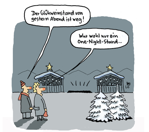 Cartoon: Glühweinstand neu (medium) by Lo Graf von Blickensdorf tagged weihnachtsmarkt,glühwein,ehepaar,mann,frau,one,night,stand,karikatur,lo,graf,cartoon,advent,weihnachtszeit,lebkuchenherzen,stern,nacht,englisch,wortspiel,weihnachtsmarkt,glühwein,ehepaar,mann,frau,one,night,stand,karikatur,lo,graf,cartoon,advent,weihnachtszeit,lebkuchenherzen,stern,nacht,englisch,wortspiel