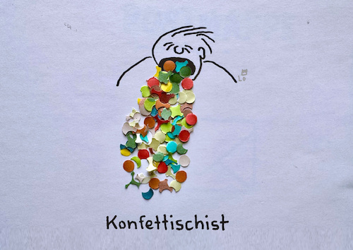 Cartoon: Konfettischist (medium) by Lo Graf von Blickensdorf tagged karneval,fasching,helau,alaaf,konfetti,köln,mainz,karikatur,lo,graf,cartoon,konfettischist,straßenkarneval,rosenmontagszug,alkohol,kölsch,karneval,fasching,helau,alaaf,konfetti,köln,mainz,karikatur,lo,graf,cartoon,konfettischist,straßenkarneval,rosenmontagszug,alkohol,kölsch