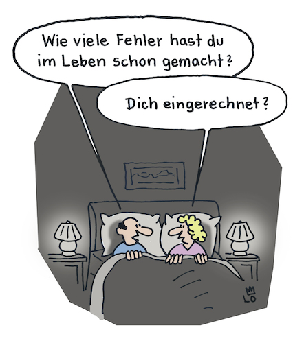 Cartoon: Resümee (medium) by Lo Graf von Blickensdorf tagged ehe,mann,frau,ehegatte,gattin,bett,nacht,ehebett,liebe,fehler,leben,cartoon,lo,karikatur,beziehung,partnerschaft,vorwurf,privatleben,ehe,mann,frau,ehegatte,gattin,bett,nacht,ehebett,liebe,fehler,leben,cartoon,lo,karikatur,beziehung,partnerschaft,vorwurf,privatleben