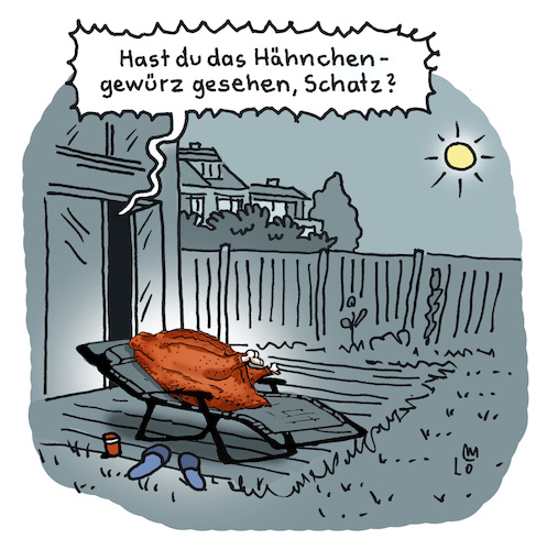 Cartoon: Schön braun (medium) by Lo Graf von Blickensdorf tagged sonnenbräune,braun,sonnencreme,hähnchengewürz,urlaub,sonne,braune,haut,bräunung,uv,schutz,sonnenschutzfaktor,karikatur,lo,graf,cartoon,sonnenliege,gartenterrasse,sonnenfilter,sonnenbräune,braun,sonnencreme,hähnchengewürz,urlaub,sonne,braune,haut,bräunung,uv,schutz,sonnenschutzfaktor,karikatur,lo,graf,cartoon,sonnenliege,gartenterrasse,sonnenfilter