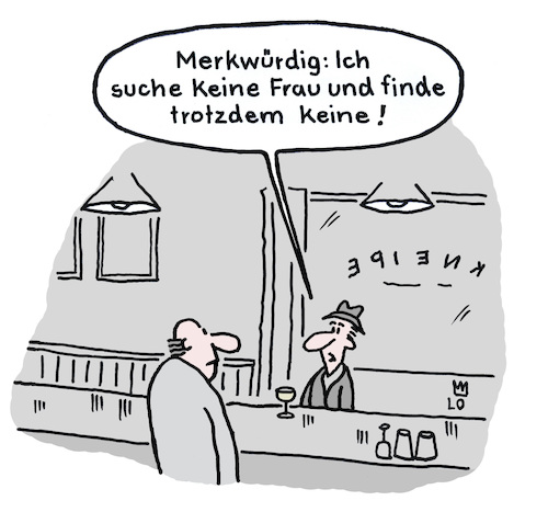 Cartoon: Suchen (medium) by Lo Graf von Blickensdorf tagged beziehung,liebe,mann,frau,single,ledig,bar,theke,kneipe,wirt,barmann,freundin,karikatur,lo,cartoon,einsam,einsamkeit,tinder,partnersuche,beziehung,liebe,mann,frau,single,ledig,bar,theke,kneipe,wirt,barmann,freundin,karikatur,lo,cartoon,einsam,einsamkeit,tinder,partnersuche