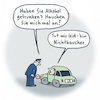 Cartoon: Alkoholkontrolle (small) by Lo Graf von Blickensdorf tagged polizei,alkohol,verkehrskontrolle,polizist,anhauchen,alkoholkontrolle,ausrede,auto,pkw,fahrer