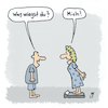Cartoon: Auf der Waage (small) by Lo Graf von Blickensdorf tagged waage,gewicht,diät,gewichtskontrolle