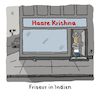 Friseur in Indien