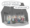 Cartoon: Glauben (small) by Lo Graf von Blickensdorf tagged atheisten,glaube,kirche,christentum,anonyme,selbsthilfegruppe,karikatur,lo,cartoon,männer,frauen,gott
