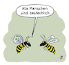Cartoon: Korruption (small) by Lo Graf von Blickensdorf tagged wespen,bestechlich,stachel,korruption,wespenplage,meschen,politik,stechen,hornisse,biene,insekten