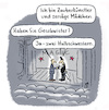 Cartoon: Künstlerpech (small) by Lo Graf von Blickensdorf tagged magie,zauberei,bühnenshow,zersägte,jungfrau,zauberer,interview,reporter,magic,illusionist,säge