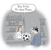 Cartoon: Männermedizin (small) by Lo Graf von Blickensdorf tagged wm fußball weltmeisterschaft apotheke mann frau medizin ball sport spieler tor