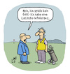 Cartoon: Markenallergie (small) by Lo Graf von Blickensdorf tagged golf,sport,lacoste,intoleranz,sportkleidung,krokodil,männer,golfer,golfplatz,caddy,karikatur,lo,graf,cartoon,markenallergie,kleidung,polohemd