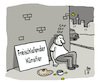 Cartoon: Obdachlos (small) by Lo Graf von Blickensdorf tagged freischaffender,künstler,art,kunst,mietwucher,bildender,musiker,obdachlosigkeit,bettler,schlafen,nachts,bbk,künstlersozialkasse,karikatur,lo,cartoon,kapitalismus,armut,obdachlos,wohnungslos