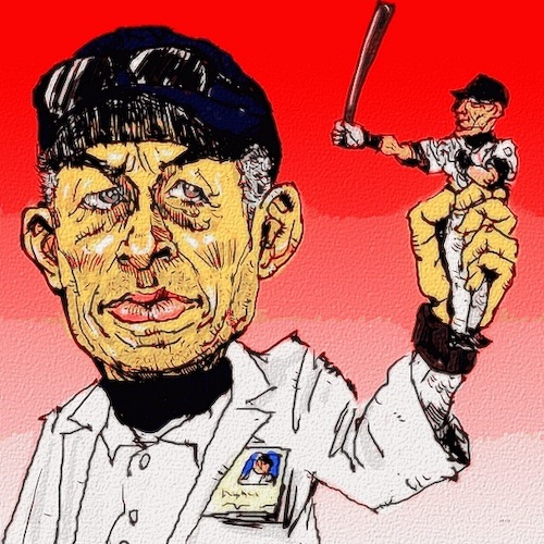 Cartoon: Ichiro (medium) by takeshioekaki tagged ichiro