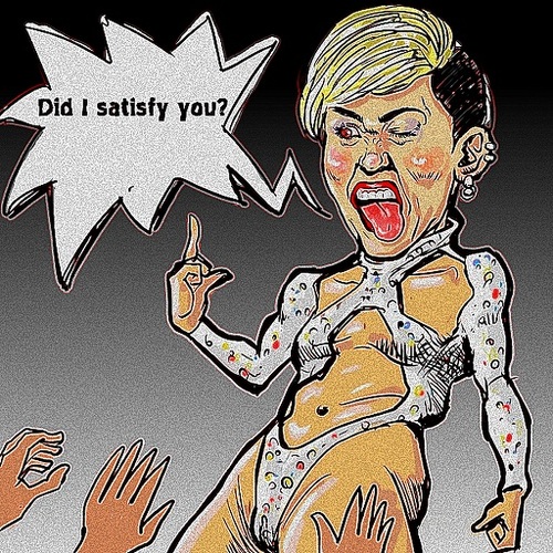 Cartoon: MileyCyrus (medium) by takeshioekaki tagged mileycyrus