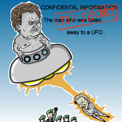Cartoon: TOP SECRET (medium) by takeshioekaki tagged topsecret,julianpaulassange,wikileaks