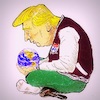 Cartoon: ecologyTrump (small) by takeshioekaki tagged trump