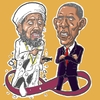 Cartoon: Osama bin Laden (small) by takeshioekaki tagged osamabinladen,barack,obama