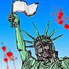 Cartoon: The Statue of Liberty (small) by takeshioekaki tagged ebola