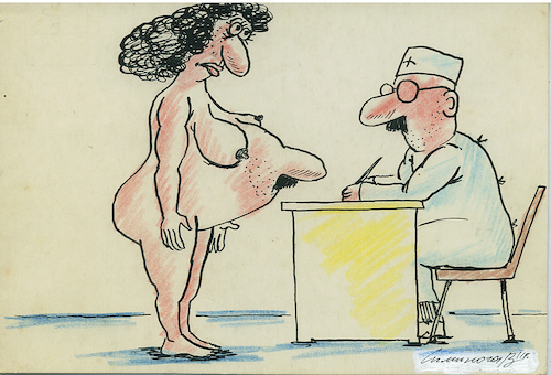 Cartoon: pregnancy (medium) by vadim siminoga tagged pregnancy