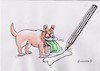 Cartoon: Eraser (small) by vadim siminoga tagged humor,satire,joke,dog,eraser,art