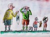 Cartoon: Exchange (small) by vadim siminoga tagged football,exchange,coronovirus,masks,game,infection