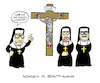 Cartoon: Klerikale Kosmetik (small) by Bregenwurst tagged nonnen,kirche,jesus,kosmetik,nagellack,kloster,katholizismus