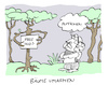 Cartoon: Naturliebe (small) by Bregenwurst tagged bäume,umarmen,free,hugs