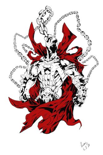 Cartoon: Spawn (medium) by bakcagun tagged spawn