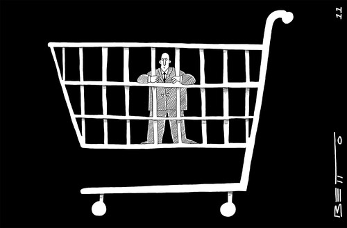 Cartoon: CONSUMISMO (medium) by BETTO tagged consumismo