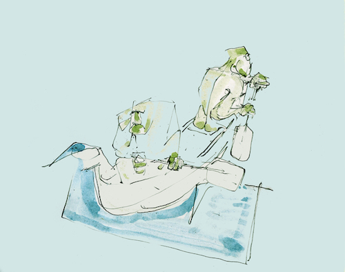 Cartoon: in einem Boot (medium) by herranderl tagged cop26