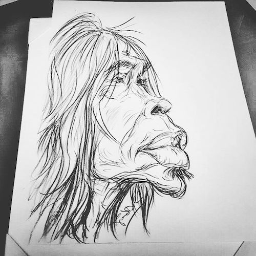 Cartoon: Steven Tyler caricature (medium) by paolodiba tagged caricature,steventyler,aerosmith,paolodiba