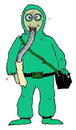 Cartoon: Gas mask (small) by Barcarole tagged gas mask condom