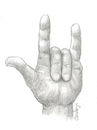 Cartoon: ILU (small) by Goodwyn tagged love,hand,sign,language