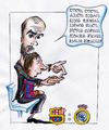 Cartoon: barca-real 5-0 (small) by bebetokaspi tagged messi guardiola