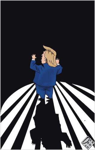 Cartoon: Colpevole (medium) by Christi tagged trump,colpevole,usa,golpe,impeachment
