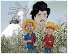 Cartoon: Colombia la nuova guerra (small) by Christi tagged colombia,narcos,farmela,drug,lands