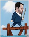 Cartoon: Disobbedienti (small) by Christi tagged salvini,sindaci,decretosicurezza