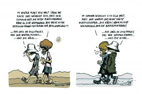 Cartoon: Eine wundervolle Welt (medium) by mortimer tagged mortimer,mortimeriadas,cartoon