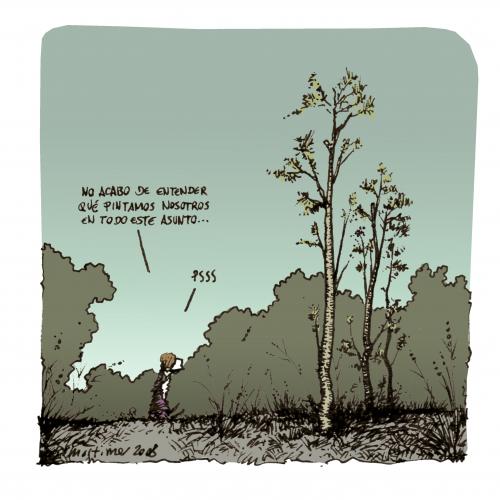 Cartoon: un mundo maravilloso (medium) by mortimer tagged trees,nature,mortimer,treebeing,zukunft,generation,kinder,planet,erde,umwelt,umweltschutz,umweltverschmutzung,umweltzerstörung,waldsterben,sauberkeit,recycling,greenpeace,natur,naturschutz,erbe,vererben,besonnenheit,umweltfreundlich,abgase,ölverschmutzung,ozonloch,wetter,treibhauseffekt,meerespiegelanstieg,polarschmelze,erderwärmung,klimawandel,g8 gipfel,co2,globale erwärmung,global warming,g8,gipfel,globale,erwärmung,global,warming