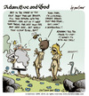 Cartoon: adam eve and god 28 (small) by mortimer tagged mortimer mortimeriadas cartoon comic gag adam eve god bible paradise eden biblical christian original sin sex nude toons hairy belly blonde