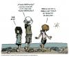 Cartoon: Un mundo maravilloso (small) by mortimer tagged mortimer,mortimeriadas,cartoon,mundo,maravilloso,playa,polucion,contaminacion,basura,ecologia,ecologismo