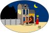 Cartoon: vroemmm (small) by madman tagged house,man,moon,gaz