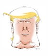 Cartoon: Donald Trump (small) by Nasif Ahmed tagged donaldtrump,trump,caricature,cartoon,bangladeshcartoonist,nasif,nasifahmed