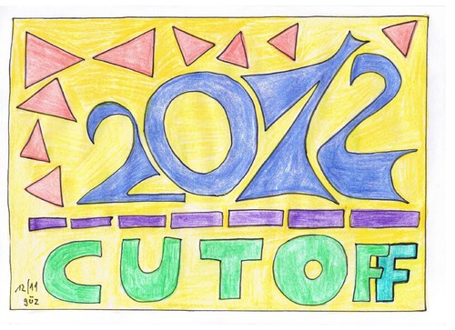 Cartoon: 2012 CUT OFF (medium) by skätch-up tagged 2012,cut,off,mmxii