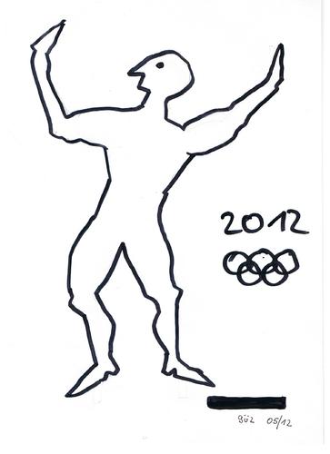 Cartoon: Olympische Spiele 2012 London (medium) by skätch-up tagged sports,games,olympic,london,2012,spiele,olympische,gold,silber,bronze,sieg,victory