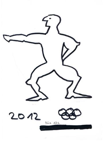Cartoon: Olympische Spiele 2012 London (medium) by skätch-up tagged sports,games,olympic,london,2012,spiele,olympische,fechten