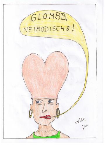 Cartoon: SCHWÄBISCH  unsinn neumodischer (medium) by skätch-up tagged württemberg,baden,stuttgart,schwaben,schwäbisch