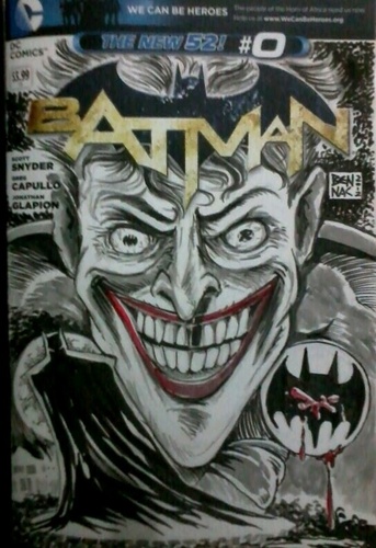 Cartoon: Sketch cover for batman (medium) by bennaccartoons tagged ruben,bennaccartoons,superhero