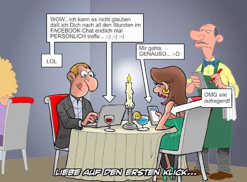 Cartoon: Dating (medium) by Joshua Aaron tagged liebe,internet,bekanntschaft,date,dating,treffen,erstes,rendezvous,computer,laptop,smartphone,valentinstag,amore,liebe,internet,bekanntschaft,date,dating,treffen,erstes,rendezvous,computer,laptop,smartphone,valentinstag,amore