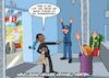 Cartoon: Banküberfall (small) by Chris Berger tagged legastheniker,kriminell,bankraub,überfall